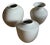 Vintage White Vases by Trude Petri for KPM and Furstenberg Berlin, Germany, 1950s, Set of 3 For Sale