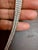 Silver 12 Carats Three Row Brilliant Cut Diamond Tennis Bracelet 14kt White Gold 7.3" For Sale - Image 8 of 8