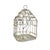 Shabby Chic 1970s Rustic Chippy Painted Candle Holder – Shabby Chic Metal Lantern For Sale - Image 3 of 5