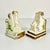 1920s Antique Boho Chic Figurine Plaster Dog Bookends - A Pair For Sale - Image 9 of 14