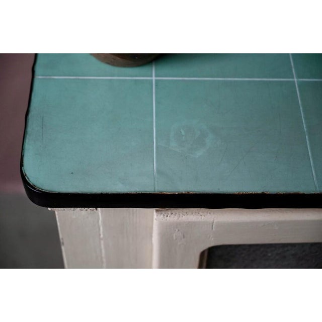 Serving Table with Farmhouse Window, France, 1940s For Sale - Image 9 of 18