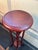 1990s Antique Barley Twist Wood Plant Stand With Lower Shelf For Sale - Image 5 of 5