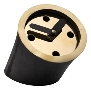Carl Auböck Model #3855 Brass 'Atom' Desk Clock