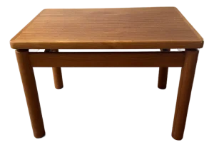 1980s Trioh Møbelfabrik Solid Teak Side Table
