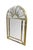 Mid-Century Modern Mid Century Hollywood Regency Arched Brass Palladian Beveled Mirror 44" For Sale - Image 3 of 12