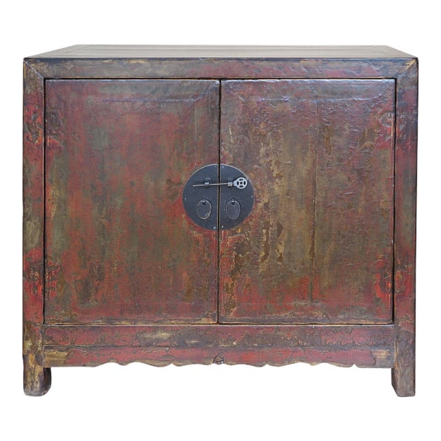 19th Century Chinese Rustic Cabinet For Sale