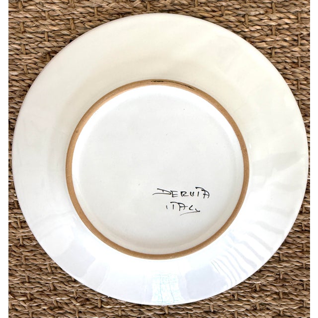 Set/8 Italian Handpainted Nantucket Plates For Sale - Image 11 of 12