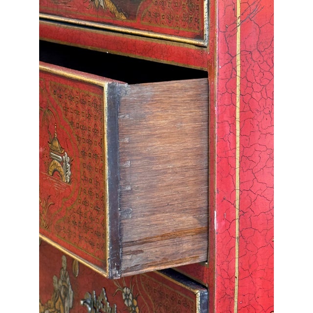 Late 18th Century George III Chinoiserie Chest on Stand For Sale - Image 10 of 16