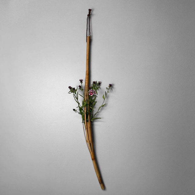Japanese Bamboo Ikebana Hanger, 1970s For Sale - Image 13 of 18