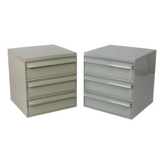 Mod 4602 Drawer Units by Simon Fussell for Kartell, Italy, 1970s, Set of 2 For Sale