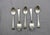 Silver 1882 American Aesthetic Movement Set of 5 Sterling Silver Teaspoons by Whiting - Set of 5 For Sale - Image 8 of 8