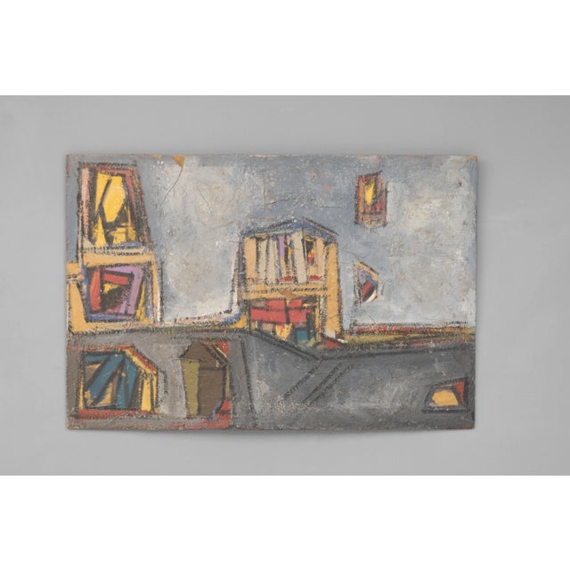 After Buffet, Compositions, Oil Paintings, 1970, Set of 11 For Sale - Image 13 of 18