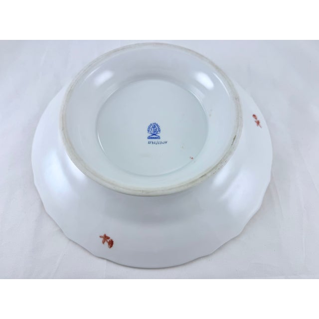 Herend 1980s Herend Fortuna (Vboh) Rust Serving Plate With Pedestal-Hungary For Sale - Image 4 of 5