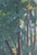 Realism Impressionist Forest Oil Painting, Antique Soviet Art, 1970s 46-31 For Sale - Image 3 of 6