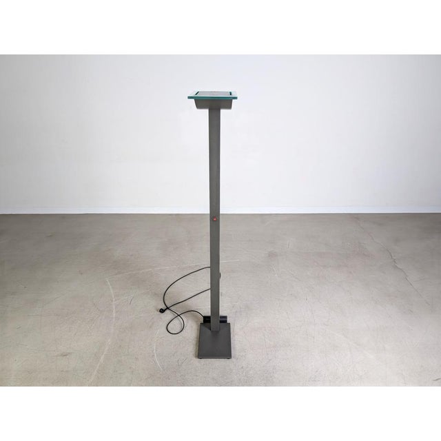 Postmodern Vintage ID-S Floor Lamp in Glass by Ettore Sottsass for Staff For Sale - Image 3 of 12