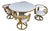 Vintage Dining Table With 4 Swivel Chairs For Sale