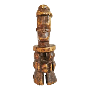 Vintage African Colonial Wood Figure