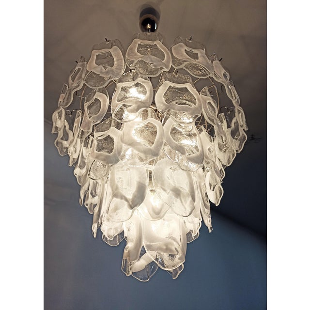 Large Vintage Italian Murano Chandelier by Vistosi, 1990s For Sale - Image 18 of 18