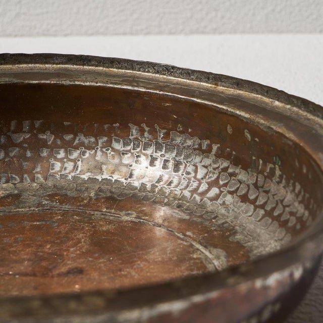 Gold Hand-Hammered Patinated Decorative Bowl, 1920s For Sale - Image 8 of 10