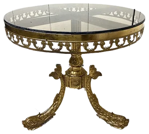 Regency Brass Koi Fish Table, 1970s