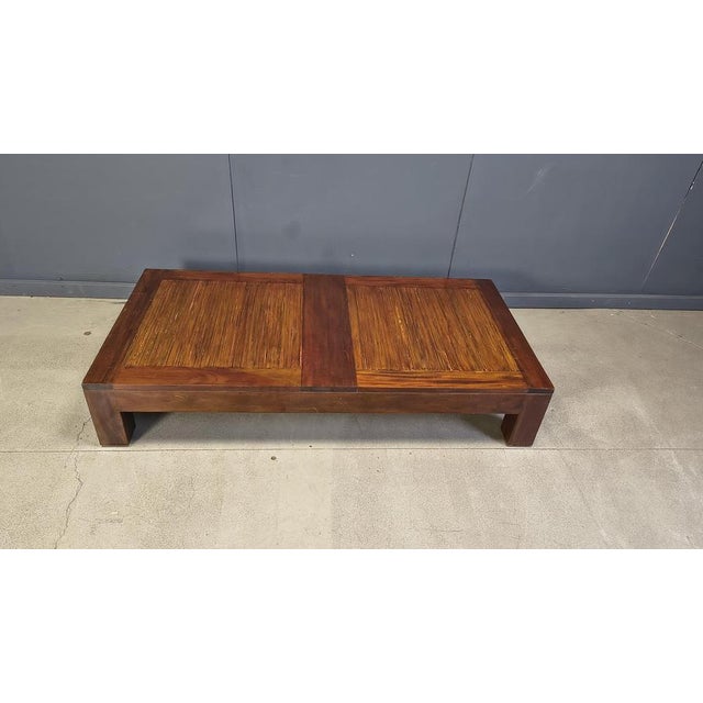 1980s Coffee Table in Bamboo, 1980s For Sale - Image 5 of 11