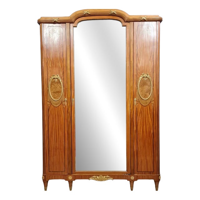 Louis XVI Marquetry Bookcase, 1870s For Sale