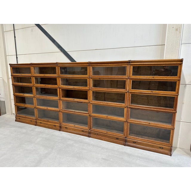 Large Antique Bookcase from Globe Wernicke, 1890s, Set of 35 For Sale - Image 4 of 4