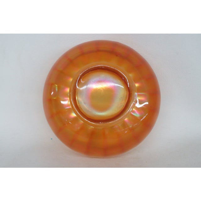 Glass Imperial Glass Chesterfield Marigold Carnival Glass Line 600 Bowl Dish 4482b For Sale - Image 7 of 8
