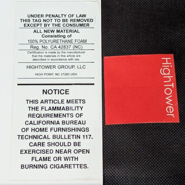 Wood HighTower Tombolo 3-Seat Modern Sofa in Red Fabric For Sale - Image 7 of 9