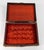 19th Century English or French Red Lacquer Gilt Chinoiserie Sewing Box For Sale - Image 10 of 16