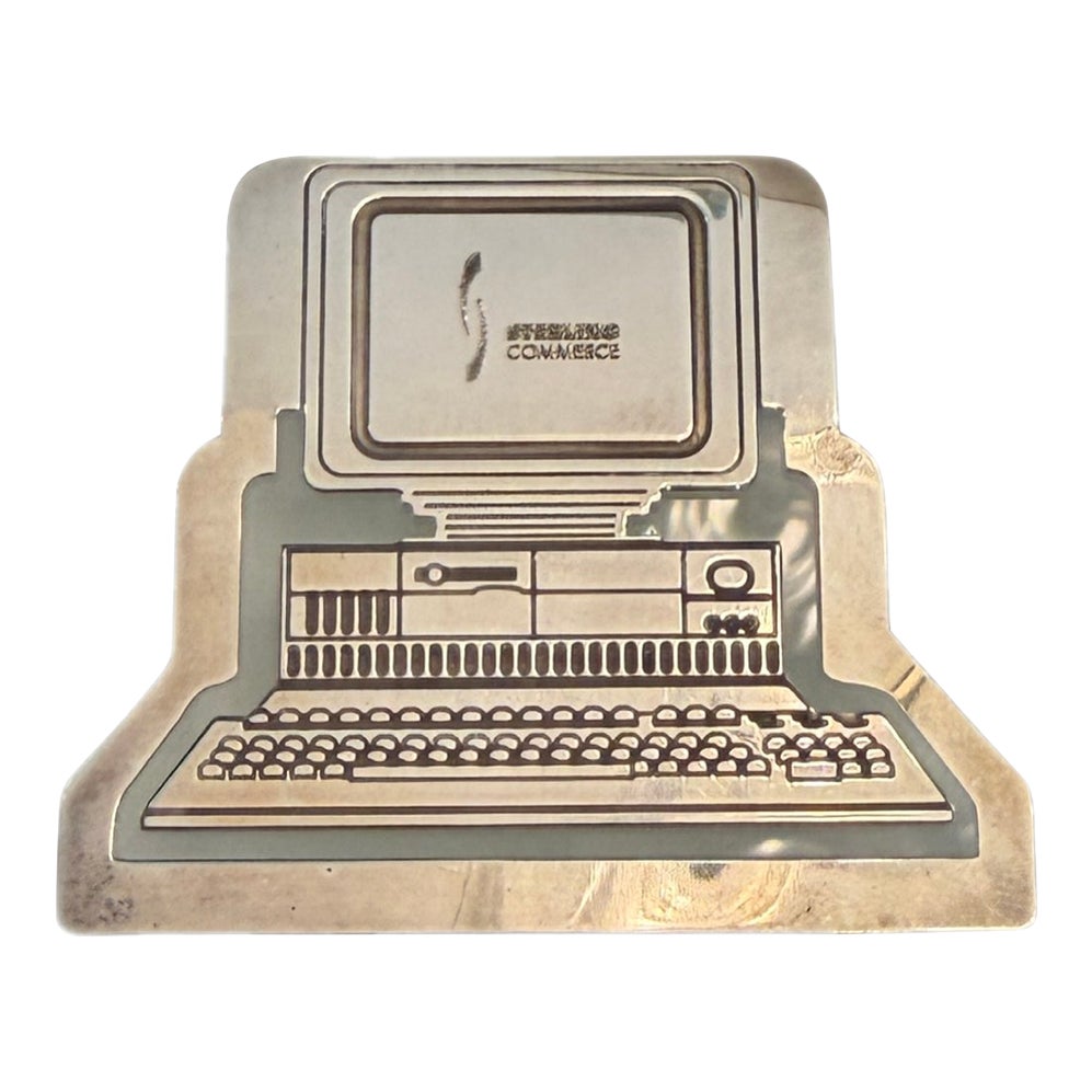 Retro 1990's Tiffany & Co. Sterling Desktop Computer Paperclip Style ...