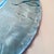 Kig Vintage 10.5" Blue Pressed Glass Grapes and Leaves Tableware Dinner Plates, Set of 7 For Sale - Image 4 of 11
