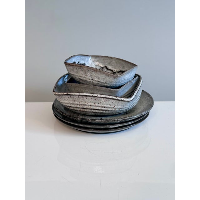Ceramic Bowls and Plates from Serocka, Germany, 1970s, Set of 6 For Sale - Image 14 of 18