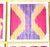 1910s Vibrant Silk Ikat Framed Collection – Bohemian Luxury Textile Art (Set of 4) For Sale - Image 5 of 15