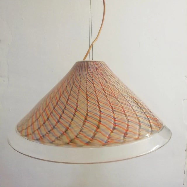 1980s Murano De Majo Ceiling Lamp, 1970s For Sale - Image 5 of 18
