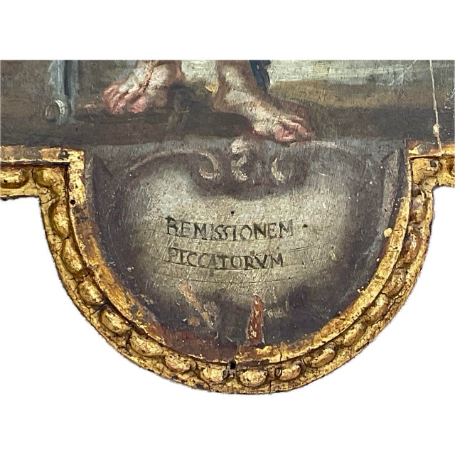 Italian Baroque religious panel painting. Style of Giovan Battista Langetti, depicting St. Jerome, the revered early...