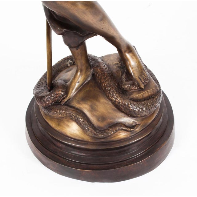 4ft Lady Justice Statue, 20th Century, Bronze For Sale - Image 16 of 18