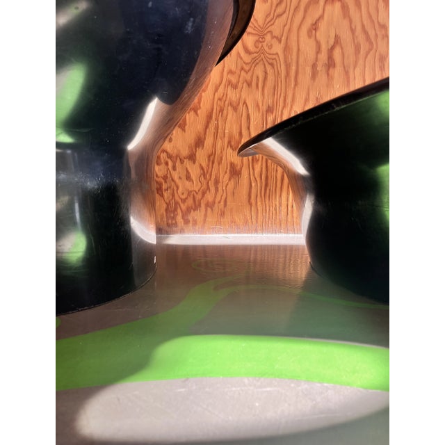 Swedish Armchair in Black Plastic by Svante Schöblom for Overman, 1970s For Sale - Image 3 of 6