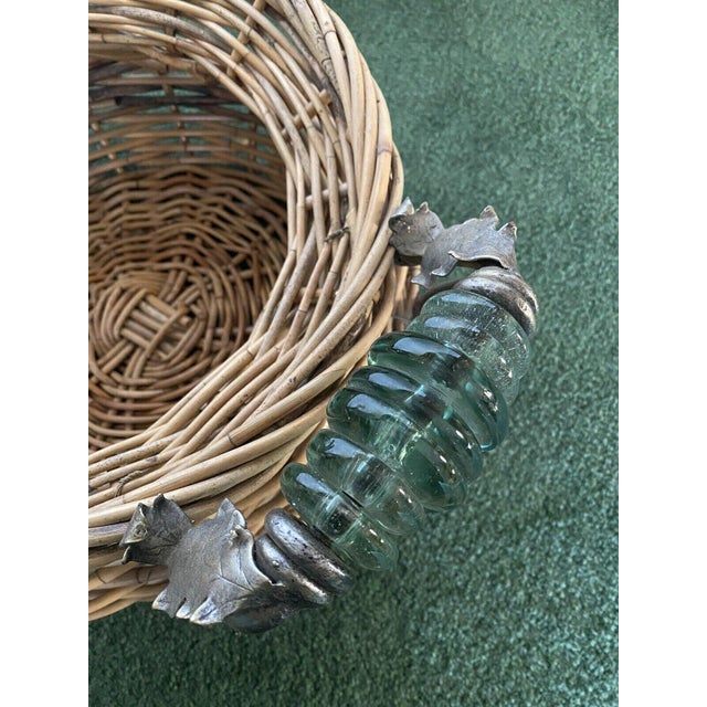 Late 20th Century Vintage Maitland - Smith Wicker Reed, Wrought Iron ...