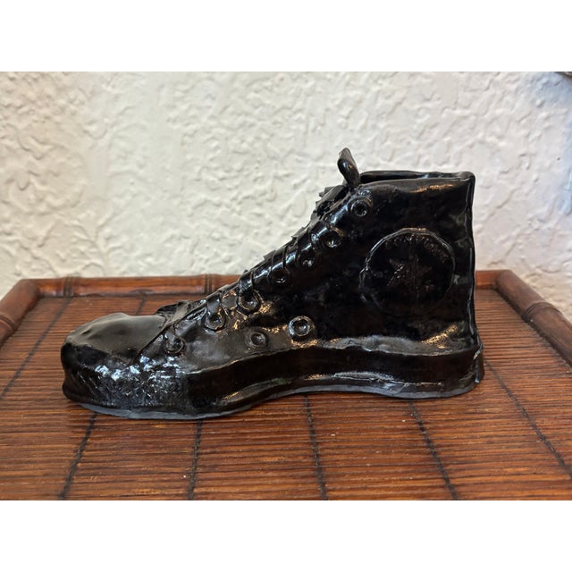 Ceramic 1990s Pop Art Porcelain Converse Shoe Sculpture For Sale - Image 7 of 7