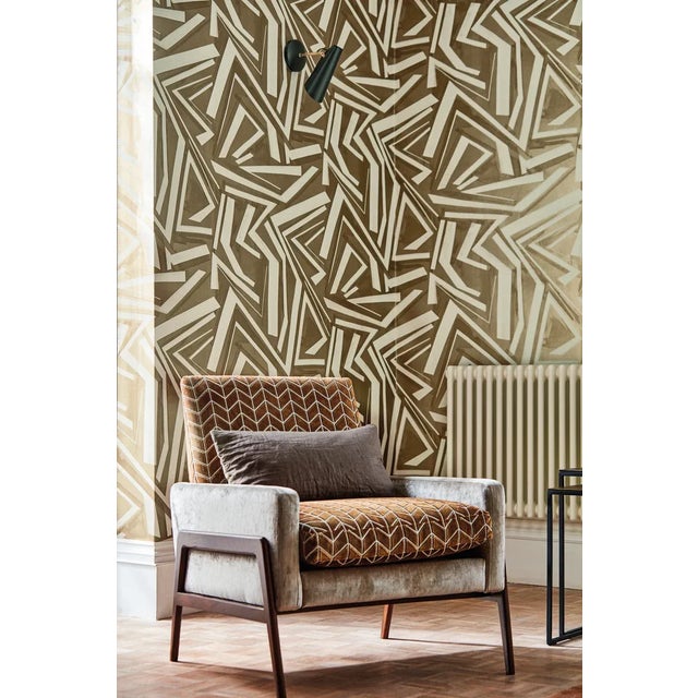 Contemporary Harlequin Transverse Wallpaper in Marble For Sale - Image 3 of 3