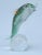 Alfredo Barbini C.1970's Italian Hand-Blown Large Alfredo Barbini Murano Dolphin Suspended on a Clear Round Orb Murano Base For Sale - Image 4 of 13