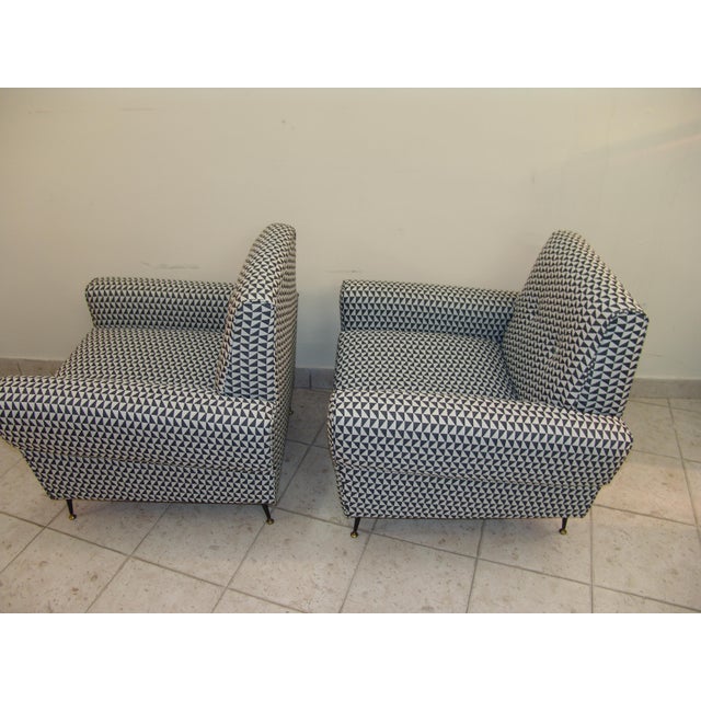 Set of Italian Armchairs, 1950s For Sale - Image 4 of 7