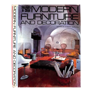 "Modern Furniture and Decoration" 1971 Harling, Robert [Edited By]