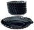 Black Set of 12 Vintage Arcoroc France "Coquillage" Black Glass Shell Dishes, Circa 1960s For Sale - Image 8 of 13
