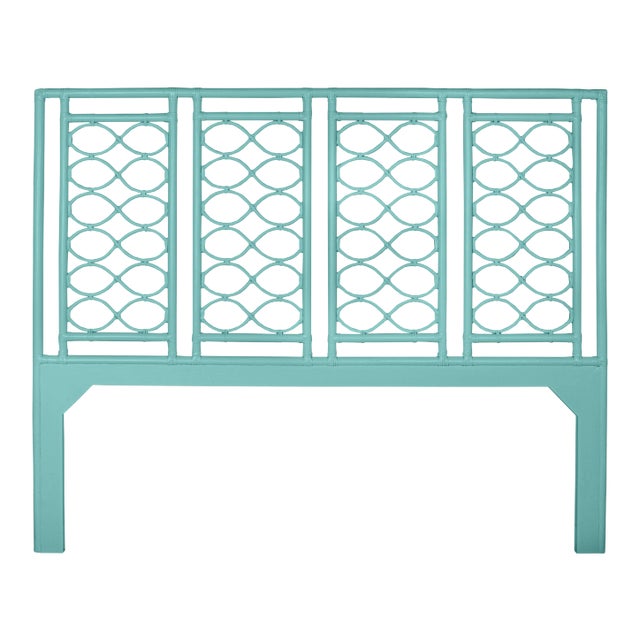 Infinity Headboard King - Turquoise For Sale