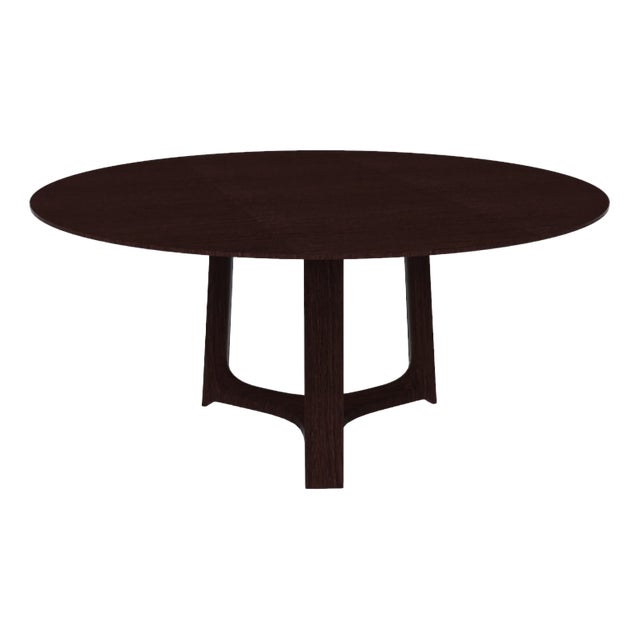 Modern Jasper Dining Table in Dark Oak by Collector Studio For Sale