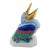Late 20th Century Herend Blue Fishnet Large Pelican Figurine For Sale