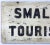 Found in the Adirondacks of NYS, two sided wood with applied tin hand lettered sign. Sign has wear, discolorations,...