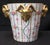 Vintage Dresden porcelain cachepot / milk pail in a Sèvres-inspired Rococo Revival taste, decorated with hand-painted...